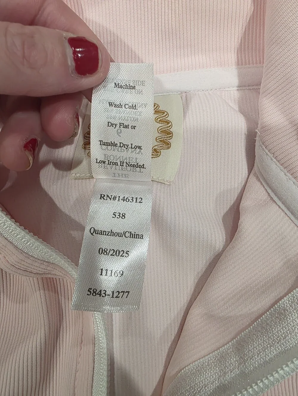 The Beaufort Bonnet Company Prepletic Jules Pink And White Jacket Size 6